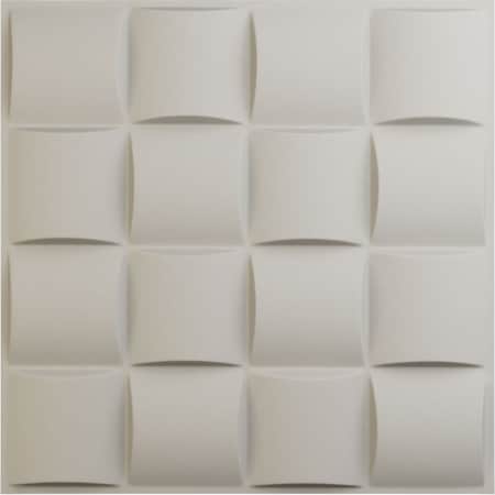 Ekena Millwork 19 5/8in. W x 19 5/8in. H Baile EnduraWall Decorative 3D Wall Panel Covers 2.67 Sq. Ft. WP20X20BAGBW